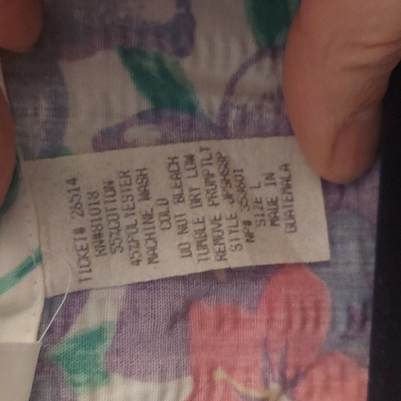 BLAIR Vintage Floral Short Sleeve Button Down Collared Boxy Style Top - Picture 6 of 9